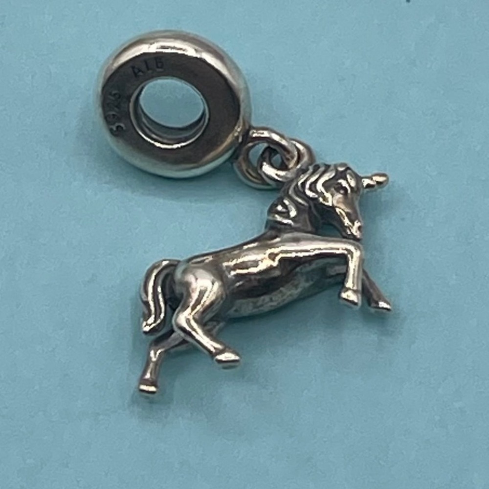 Pandora Bruno the Unicorn Dangle Charm Sterling Silver S925 ALE 797609